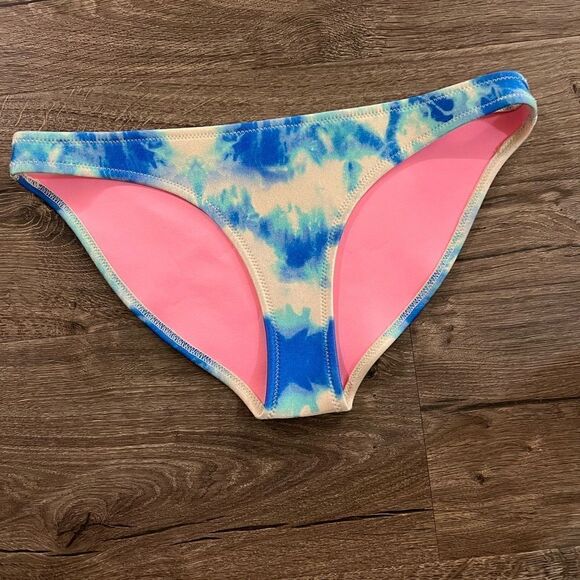 Triangl Blue Tie-Dye Bikini: Bibi-Mare size Large - Picture 2 of 7